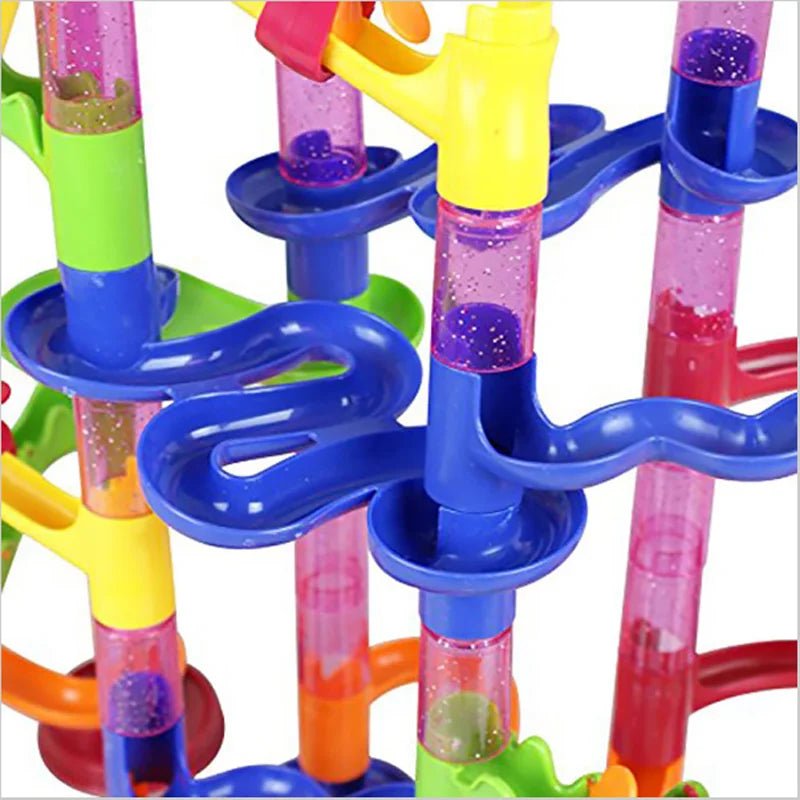 🌀 Circuit à Billes Enfant – Jeu de Construction 3D Créatif 🎨 (29 à 133 pièces) - jouetsbebe.com