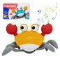 🦀 Crabe Dansant « Fugitif » – Jouet Interactif à Détection d’Obstacles - jouetsbebe.com