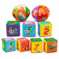 Dés Éducatifs Montessori en Mousse – 4 Cubes Lettres et Chiffres - jouetsbebe.com
