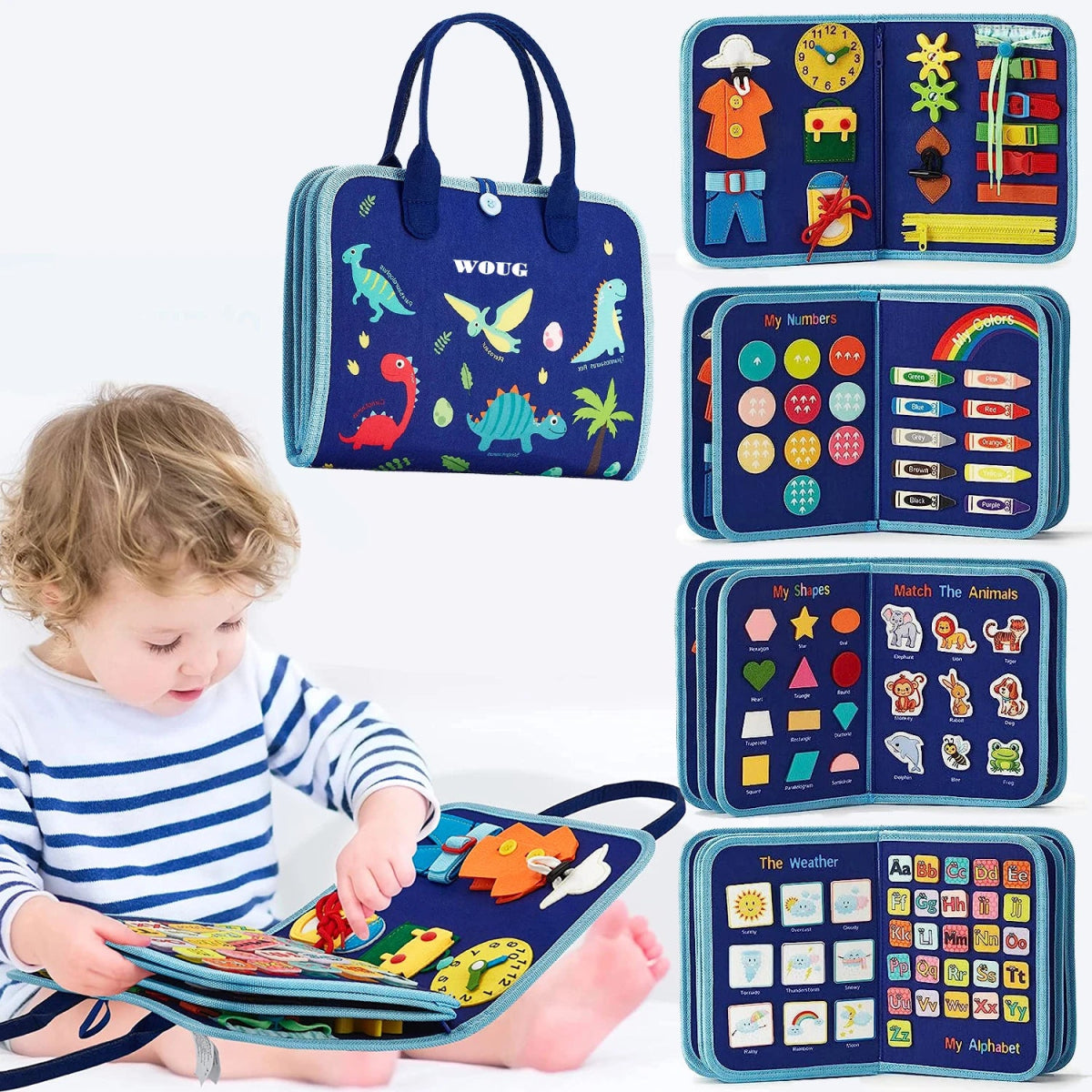 Éveil et Apprentissage Ludique avec le Tableau d’Activités Montessori 🎨📚 - jouetsbebe.com