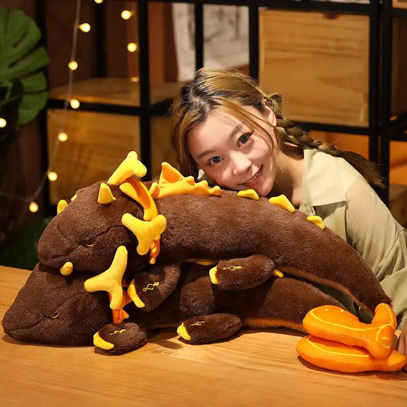 Fantasy Dragon Plush Doll, Soft Stuffed Throw Pillow, Cute Cartoon Stuffed Plushie, Home Sofa Decorative Cushion for Game Fans - jouetsbebe.com