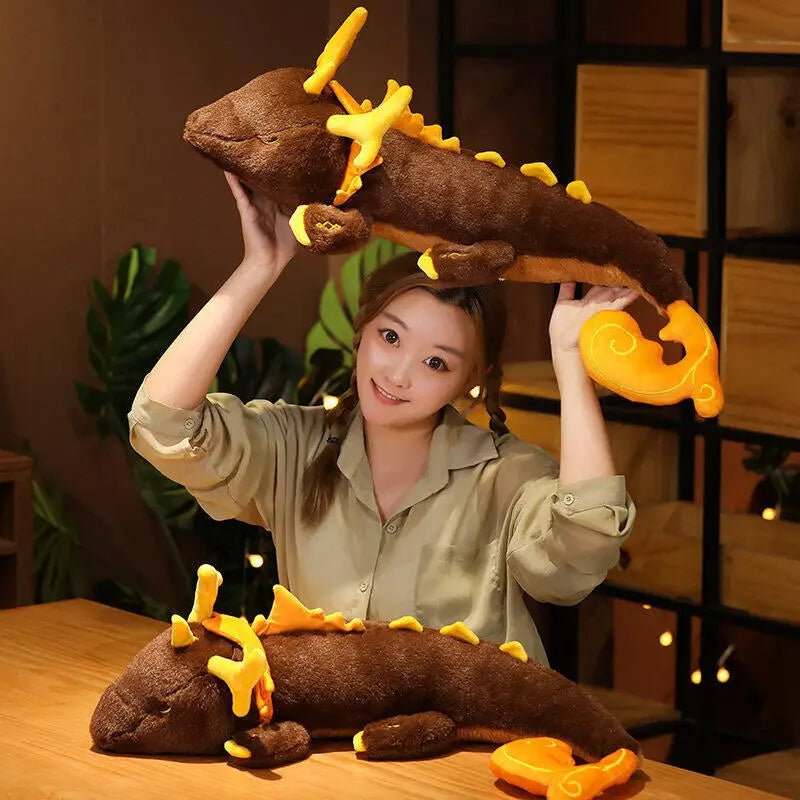Fantasy Dragon Plush Doll, Soft Stuffed Throw Pillow, Cute Cartoon Stuffed Plushie, Home Sofa Decorative Cushion for Game Fans - jouetsbebe.com