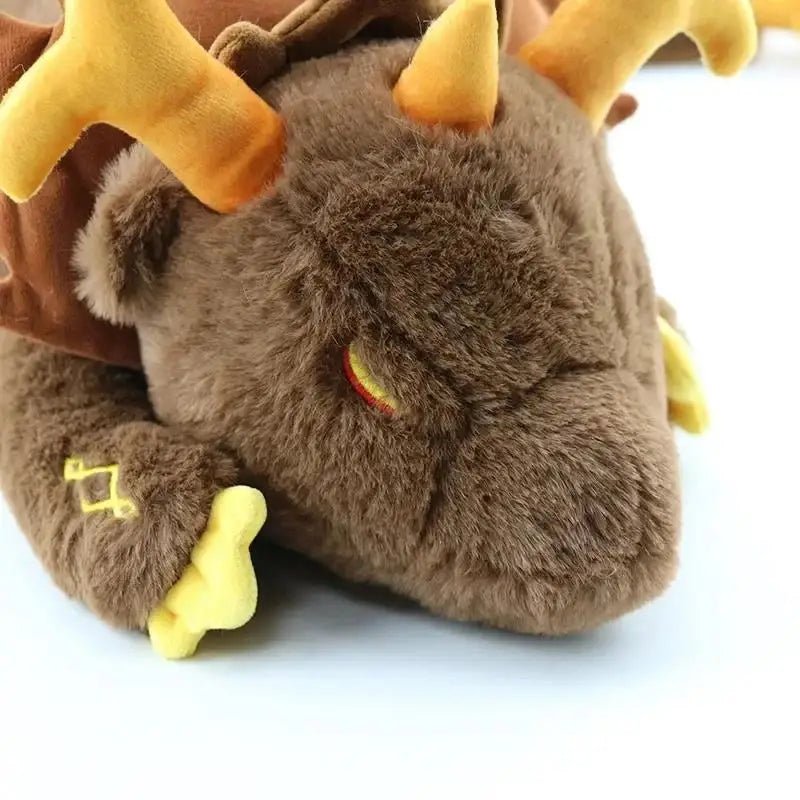 Fantasy Dragon Plush Doll, Soft Stuffed Throw Pillow, Cute Cartoon Stuffed Plushie, Home Sofa Decorative Cushion for Game Fans - jouetsbebe.com
