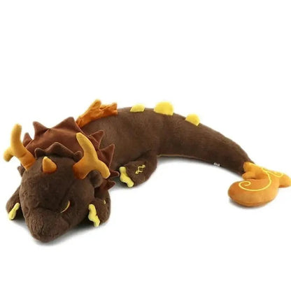 Fantasy Dragon Plush Doll, Soft Stuffed Throw Pillow, Cute Cartoon Stuffed Plushie, Home Sofa Decorative Cushion for Game Fans - jouetsbebe.com