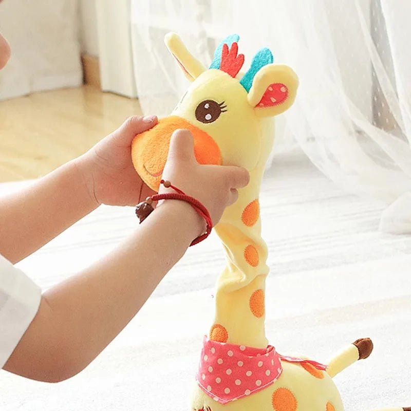 Girafe Dansante et Parlante – Peluche Musicale Interactive - jouetsbebe.com