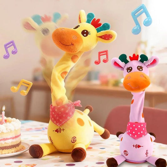 Girafe Dansante et Parlante – Peluche Musicale Interactive - jouetsbebe.com