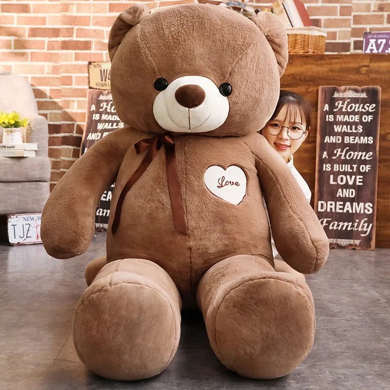 Grand Ours en Peluche LOVE – 60 cm / 180 cm - jouetsbebe.com