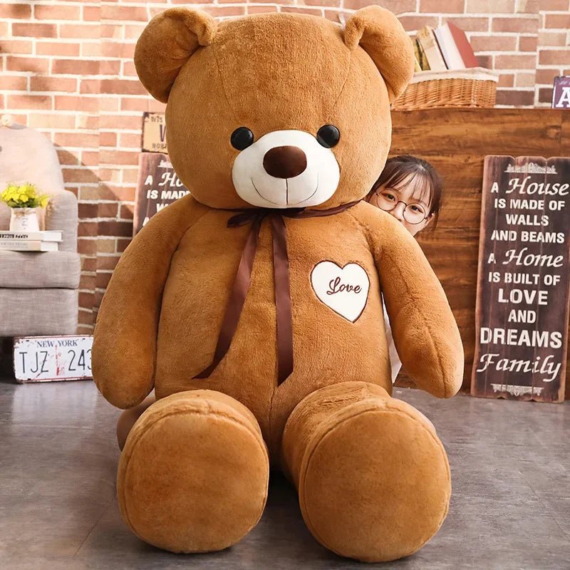 Grand Ours en Peluche LOVE – 60 cm / 180 cm - jouetsbebe.com