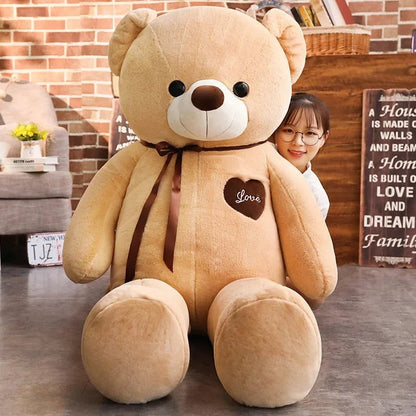 Grand Ours en Peluche LOVE – 60 cm / 180 cm - jouetsbebe.com