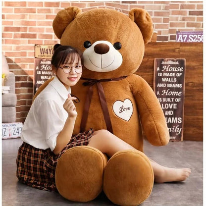 Grand Ours en Peluche LOVE – 60 cm / 180 cm - jouetsbebe.com