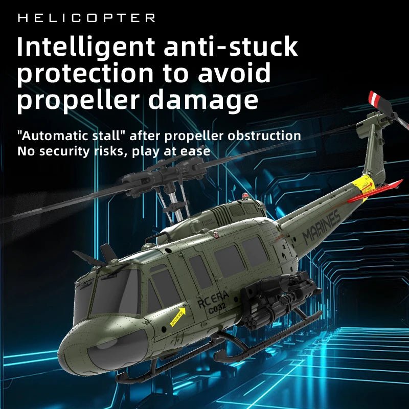 🚁 Hélicoptère RC C032 Brushless 2.4G – Vol Stable et Acrobaties - jouetsbebe.com