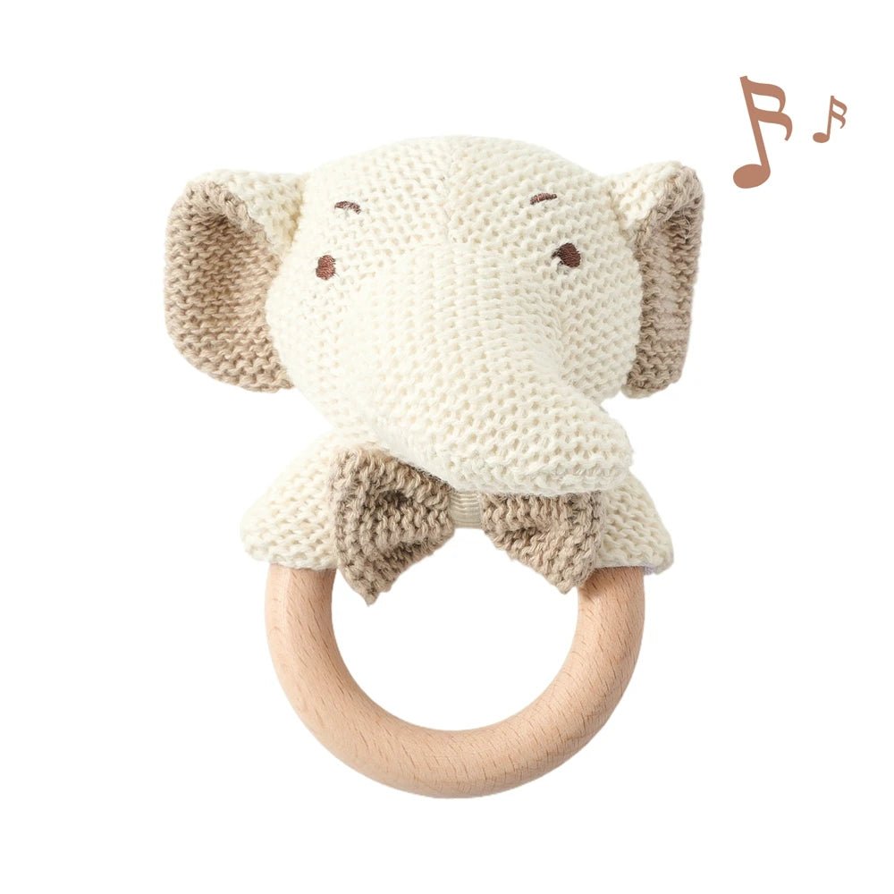 Hochet Bébé en Bois et Anneau de Dentition - jouetsbebe.com