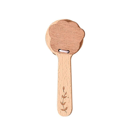 🧸 Hochet Montessori en Bois Naturel – Anneau de Dentition Bébé en Forme d’Ours - jouetsbebe.com