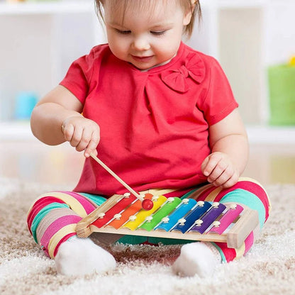 Hochets en bois Montessori pour bébé de 0 à 12 mois - Le Bon Plan