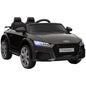 Homcom Electric Car for Children 3+ Years Old Audi Tt Electric Children's Car 12V with Speed 3 Km/H Remote Control 102X60X44 cm - jouetsbebe.com