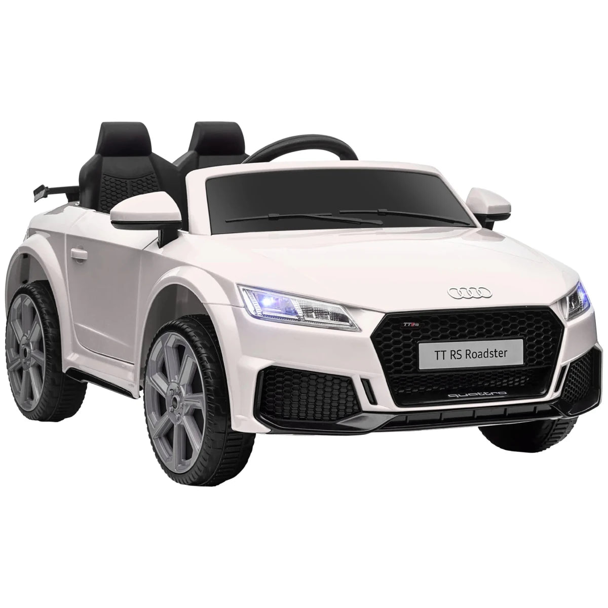 Homcom Electric Car for Children 3+ Years Old Audi Tt Electric Children's Car 12V with Speed 3 Km/H Remote Control 102X60X44 cm - jouetsbebe.com