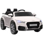 Homcom Electric Car for Children 3+ Years Old Audi Tt Electric Children's Car 12V with Speed 3 Km/H Remote Control 102X60X44 cm - jouetsbebe.com