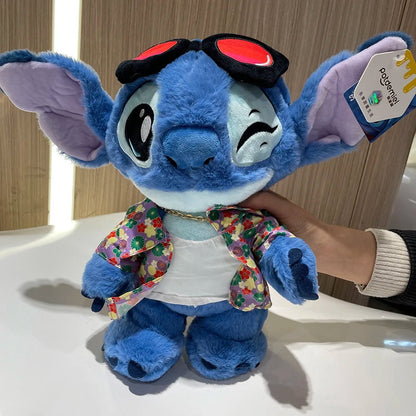 Hot 30cm Genuine Disney Kawaii Stitch Cool Style Lilo&Stitch Plush Dolls Stuffed Toys High Quality Children Toy Girlfriend Gift - jouetsbebe.com