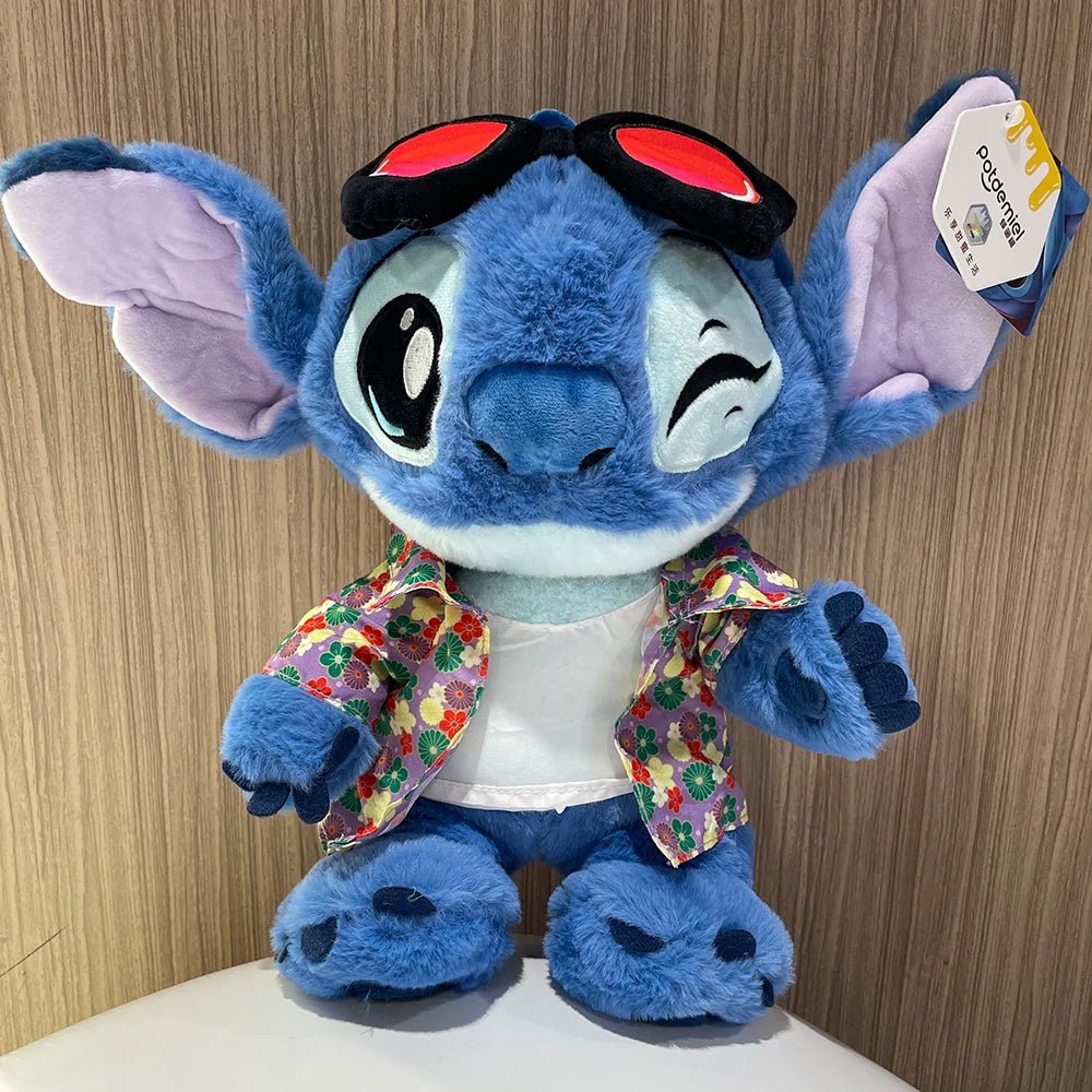Hot 30cm Genuine Disney Kawaii Stitch Cool Style Lilo&Stitch Plush Dolls Stuffed Toys High Quality Children Toy Girlfriend Gift - jouetsbebe.com