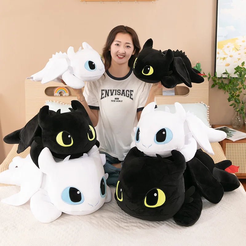 In Stock Little Flying Dragon Kawaii Plush Toy Lying Posture Style Toothless Doll Pillow Toys Children Couple Birthday Gift - jouetsbebe.com