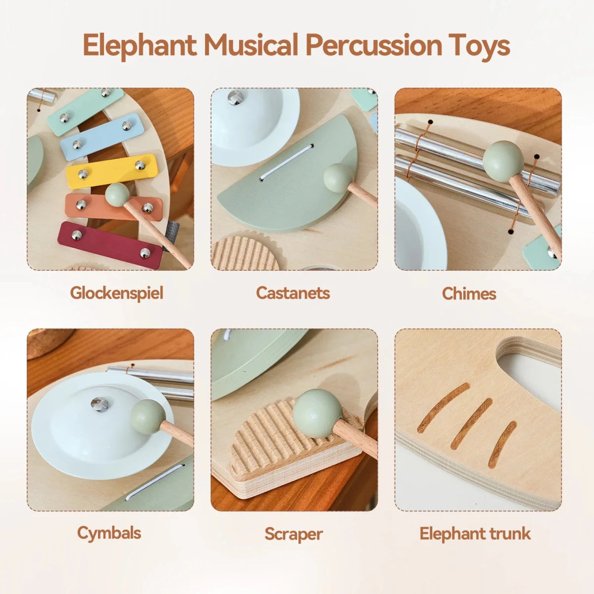 Instrument Musical Montessori 5 en 1 - jouetsbebe.com