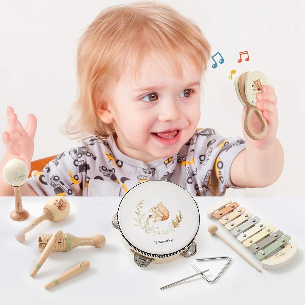 Instruments de Musique en Bois Montessori - jouetsbebe.com