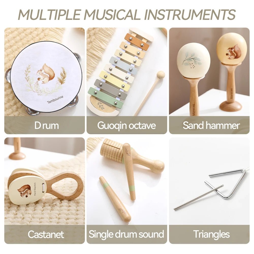 Instruments de Musique en Bois Montessori - jouetsbebe.com