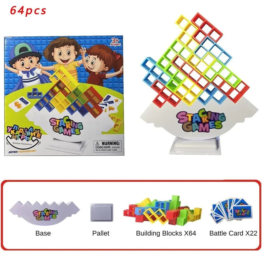 Jeu de Construction Enfant 3 Ans – LA TOUR TETRA | Jeu Éducatif Créatif et Ludique - jouetsbebe.com