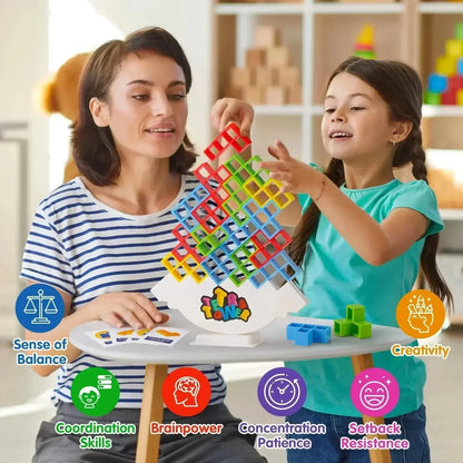 Jeu de Construction Enfant 3 Ans – LA TOUR TETRA | Jeu Éducatif Créatif et Ludique - jouetsbebe.com