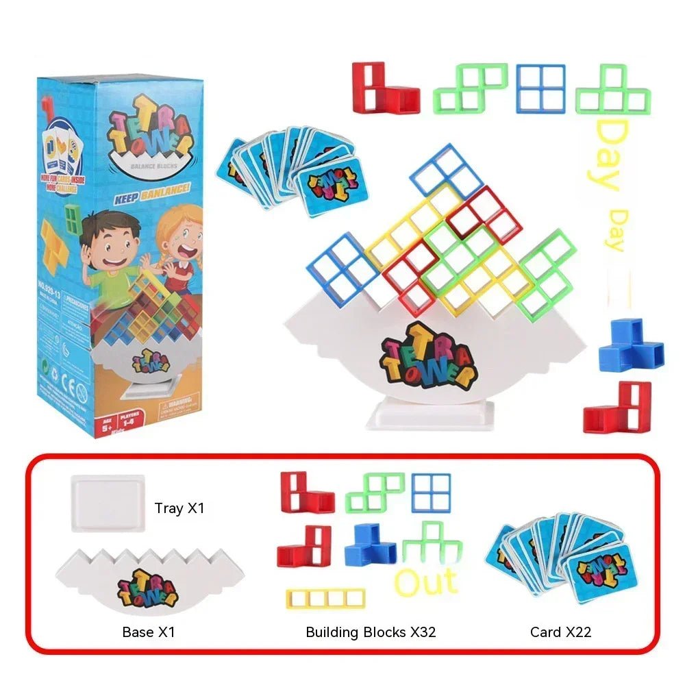 Jeu de Construction Enfant 3 Ans – LA TOUR TETRA | Jeu Éducatif Créatif et Ludique - jouetsbebe.com