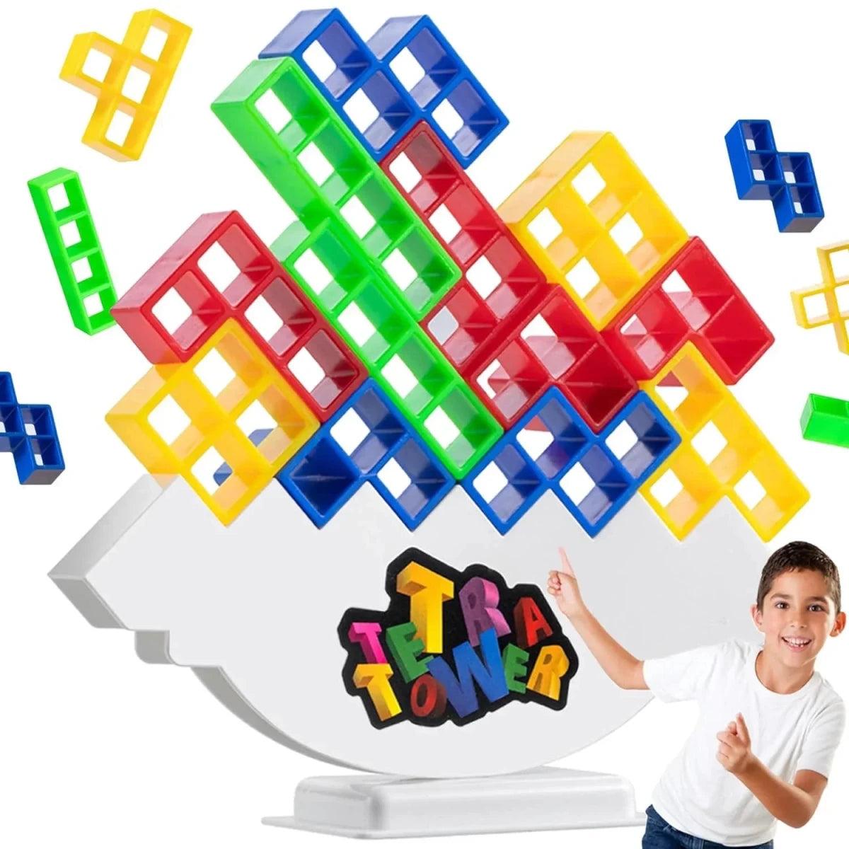 Jeu de Construction Enfant 3 Ans – LA TOUR TETRA | Jeu Éducatif Créatif et Ludique - jouetsbebe.com
