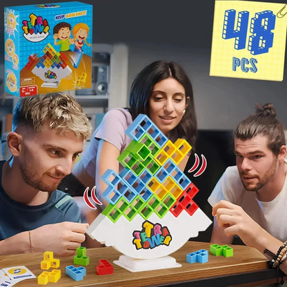 Jeu de Construction Enfant 3 Ans – LA TOUR TETRA | Jeu Éducatif Créatif et Ludique - jouetsbebe.com