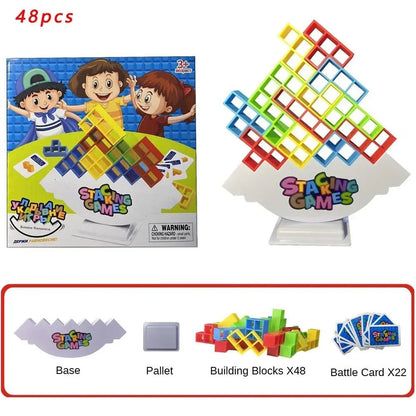 Jeu de Construction Enfant 3 Ans – LA TOUR TETRA | Jeu Éducatif Créatif et Ludique - jouetsbebe.com