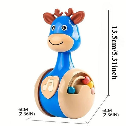 Jouet Culbuto Bébé en Forme de Cerf – Jouet à Pousser et à Faire Rouler - jouetsbebe.com