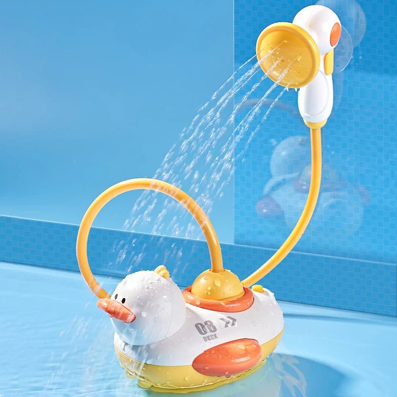 🦆 Jouet de Bain Canard Électrique avec Douche - jouetsbebe.com