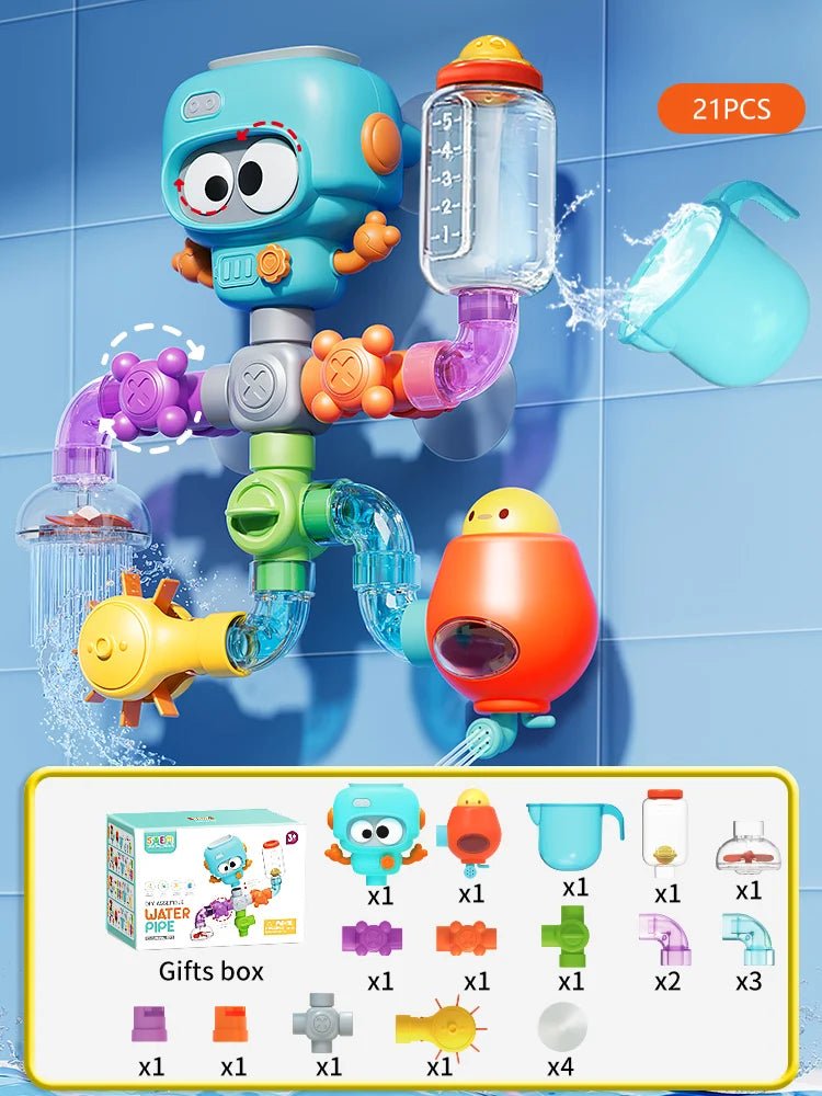 Jouet de Bain Éducatif 🐙🚿 - jouetsbebe.com