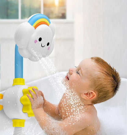 ☁️ Jouet de Bain Nuage Enchanté – Fontaine d’Eau Interactive 🚿 - jouetsbebe.com