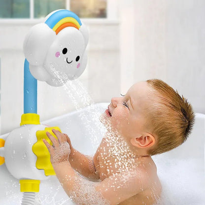 ☁️ Jouet de Bain Nuage Enchanté – Fontaine d’Eau Interactive 🚿 - jouetsbebe.com