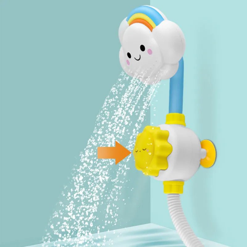 ☁️ Jouet de Bain Nuage Enchanté – Fontaine d’Eau Interactive 🚿 - jouetsbebe.com