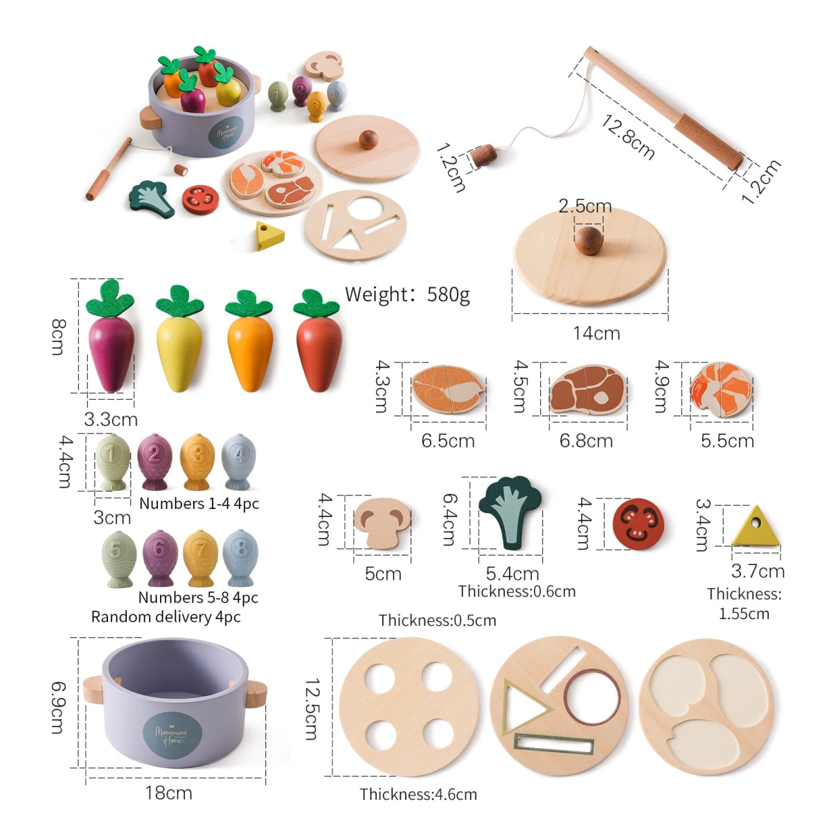 Jouet éducatif en bois Montessori pour bébé - Le Bon Plan