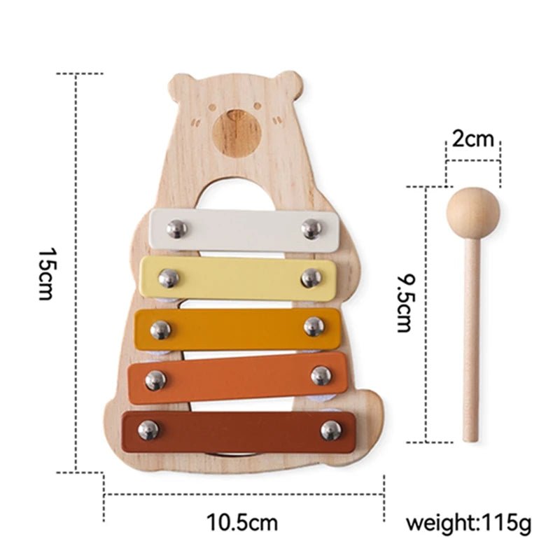 Jouet Montessori en Bois 5 - en - 1 - jouetsbebe.com