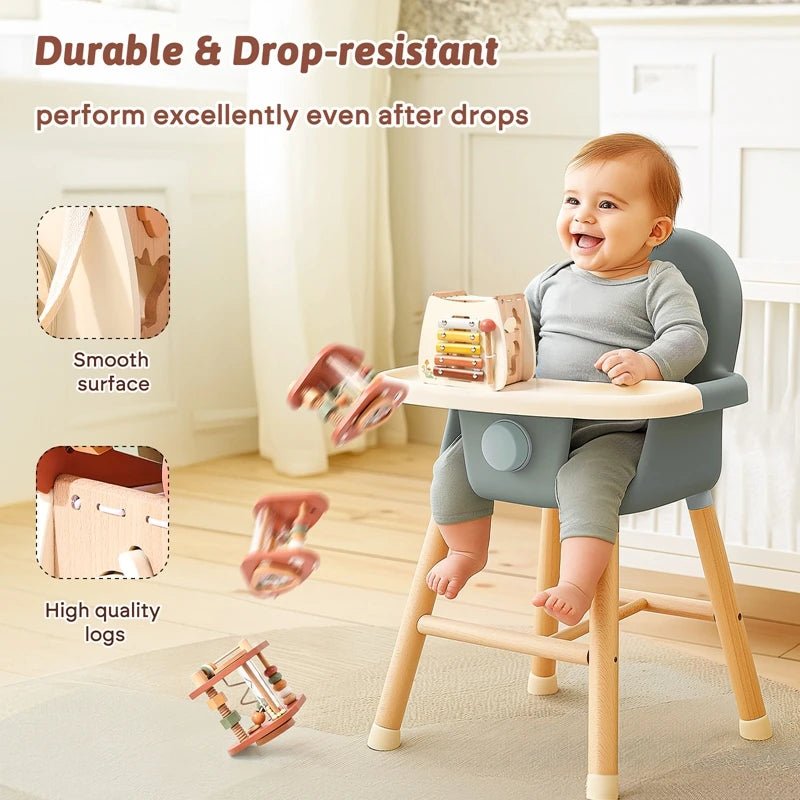 Jouet Montessori en Bois 5 - en - 1 - jouetsbebe.com