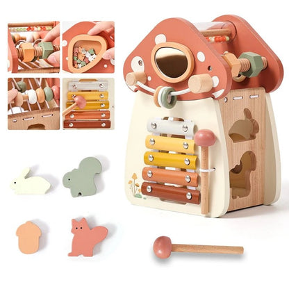 Jouet Montessori en Bois 5 - en - 1 - jouetsbebe.com