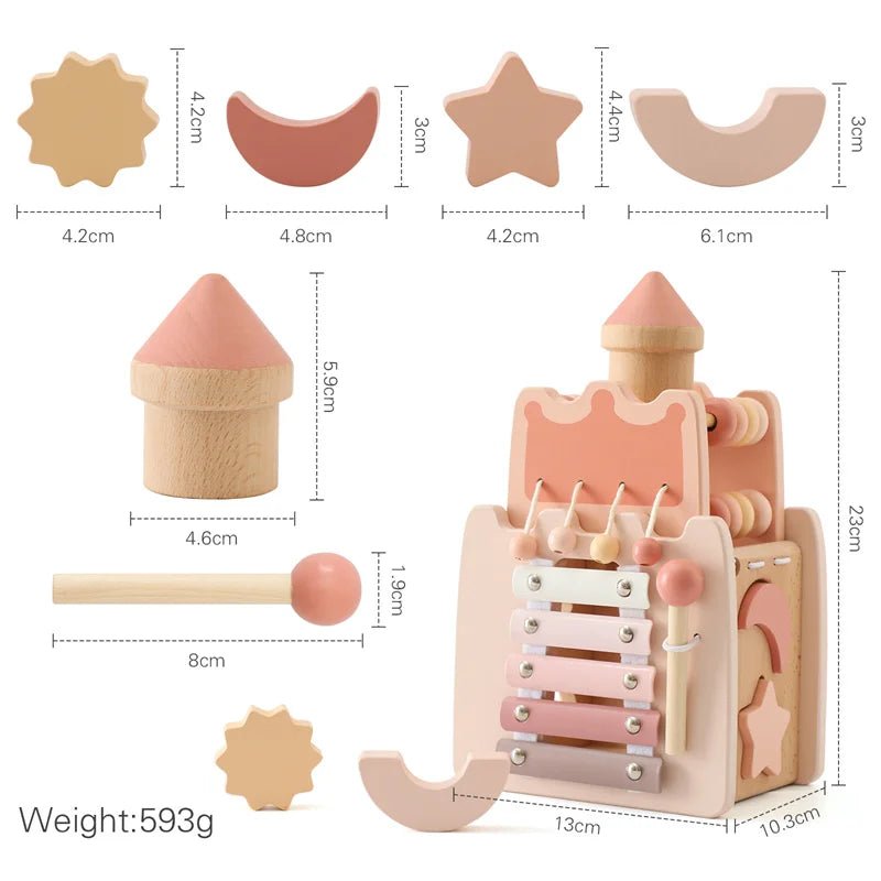 Jouet Montessori en Bois 5 - en - 1 - jouetsbebe.com