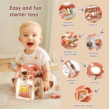 Jouet Montessori en Bois 5 - en - 1 - jouetsbebe.com