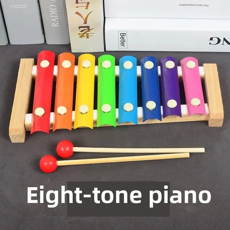 🎹 Jouet Musical en Bois coloré pour Bébés 0 - 2 ans - jouetsbebe.com