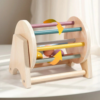 🥁 Jouet Musical en Bois pour Bébé – Hochet & Cloche Sensorielle Montessori - jouetsbebe.com