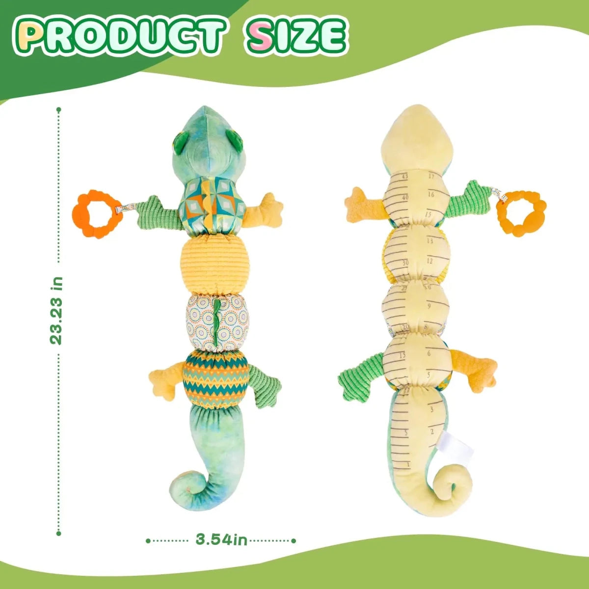 Jouet Sensoriel Bébé Caméléon Musical – Hochet & Jouet Dentition dès la Naissance - jouetsbebe.com