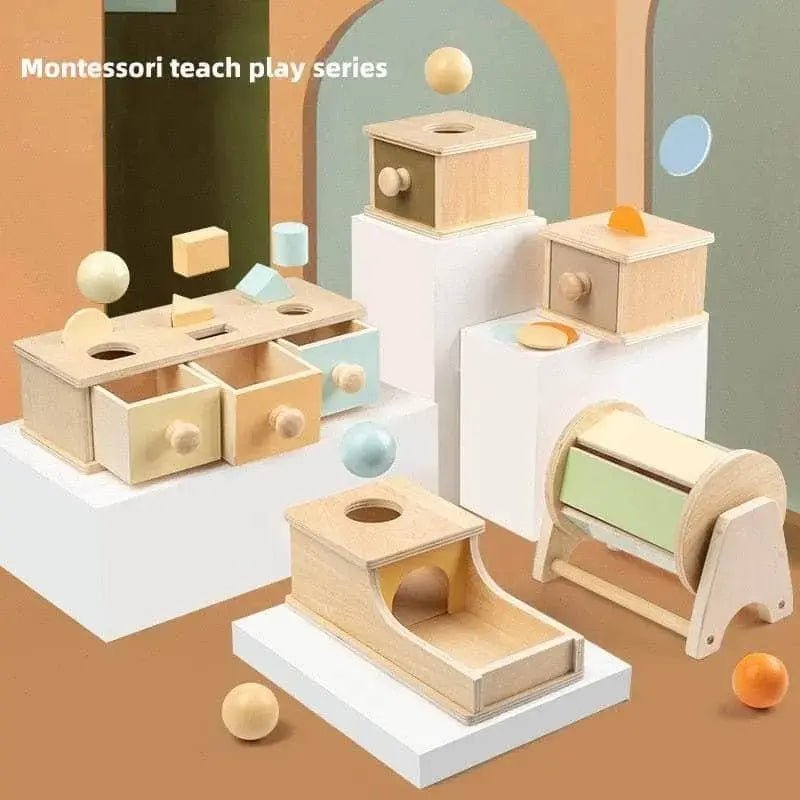 Jouets de motricité et sensorielles en bois inspiration Montessori - Le Bon Plan