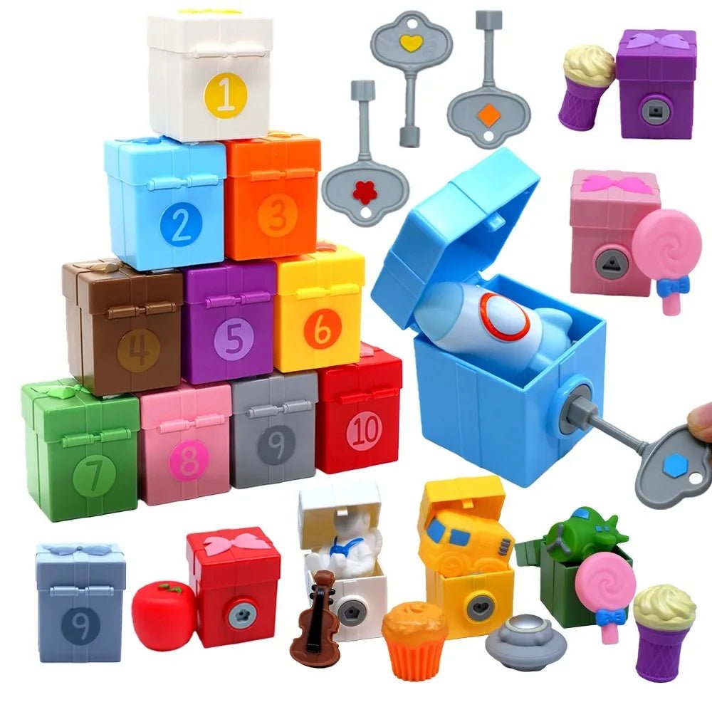 JOYFY Montessori Counting Matching & Sorting Learning Farm Train Including 9 Farm Animals and Farmer for Kids Birthday Gift - jouetsbebe.com
